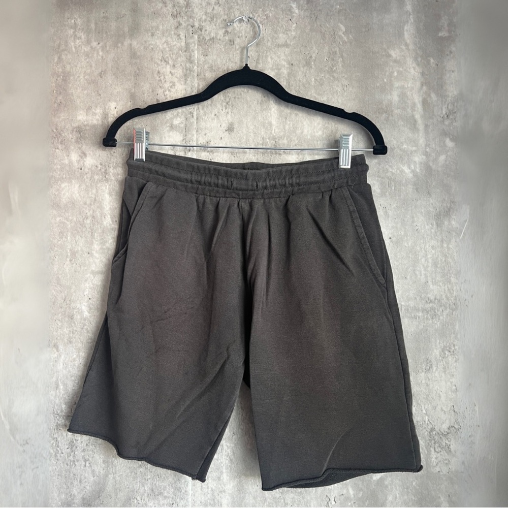 Boys H&M Cut Off Washed Black Sweat-shorts Size 20